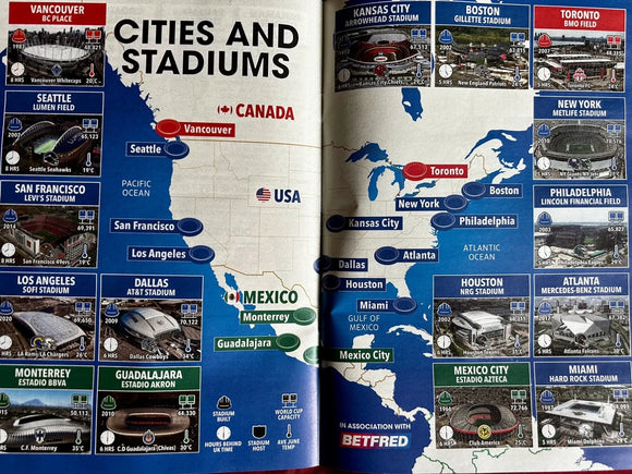 The Sun World Cup 2026 Tournament Guide Football Fixtures 48 Pages USA Mexico