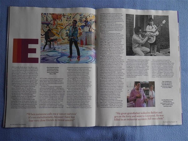 SUNDAY TIMES Magazine 7th June 2026 Elvis Costello