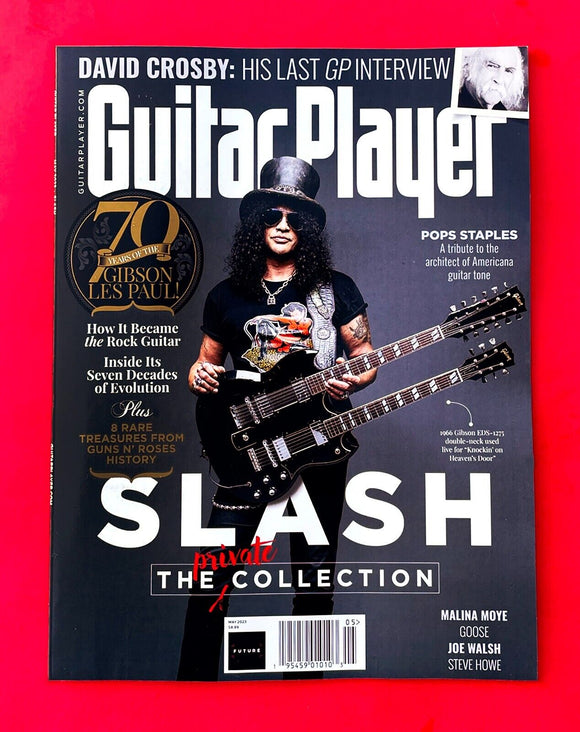 Guitar Player Magazine SLASH GUNS N ROSES David Crosby May 2023