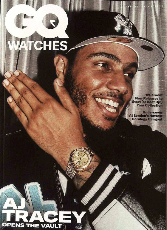 GQ WATCH / WATCHES December 2025 AJ TRACEY New Releases HOTTEST WATCHMAKERS