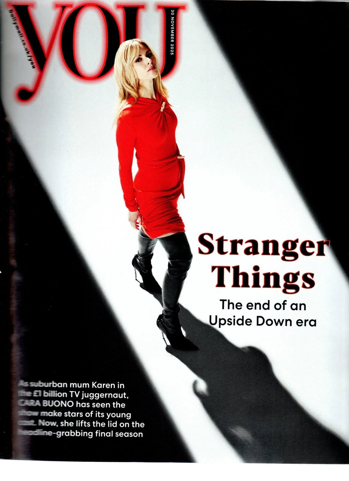 YOU Magazine November 30 2025 - CARA BUONO Stranger Things