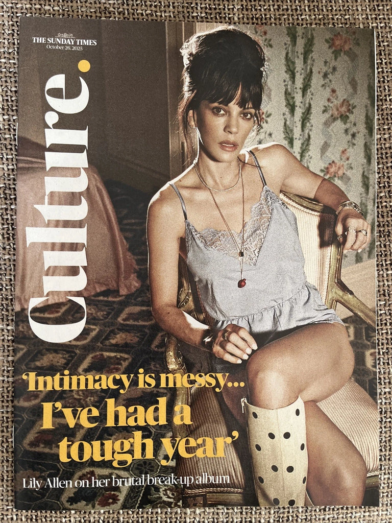 LILY ALLEN ~ Sunday Times CULTURE Magazine 26/10/25