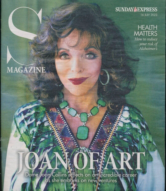 S EXPRESS magazine July 2023 JOAN COLLINS Cover