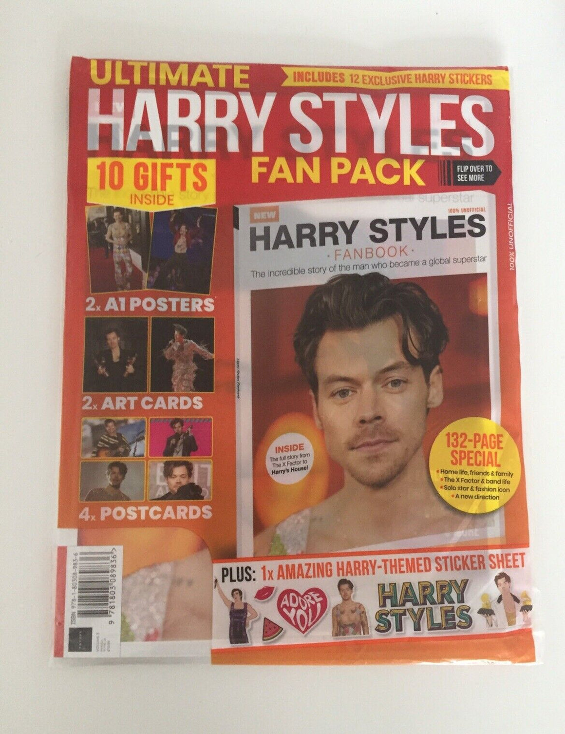 Ultimate HARRY STYLES Fan Pack + 10 Free Gifts & 12 Stickers - Brand New Sealed