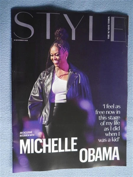 MICHELLE OBAMA EXCLUSIVE ~ STYLE Magazine 16th November 2025