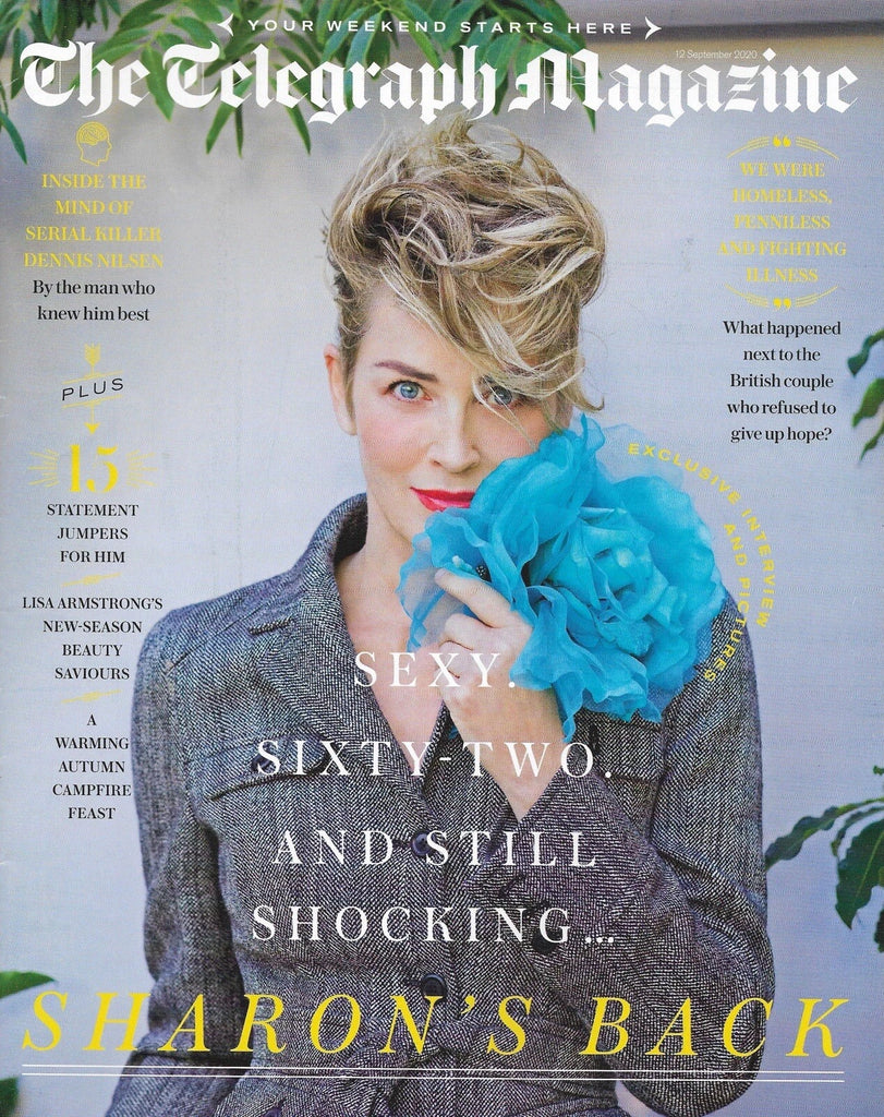 The Telegraph magazine - SHARON STONE Cover & Interview (12 September 2020)