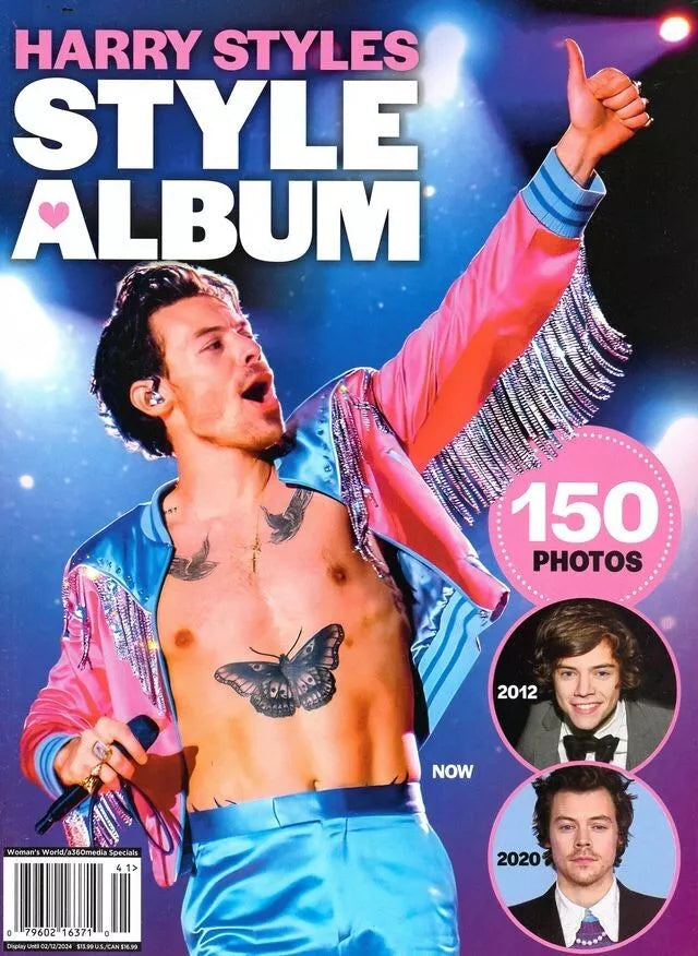 HARRY STYLES STYLE ALBUM MAGAZINE - 150 PHOTOS! (2012 - 2020 - NOW)