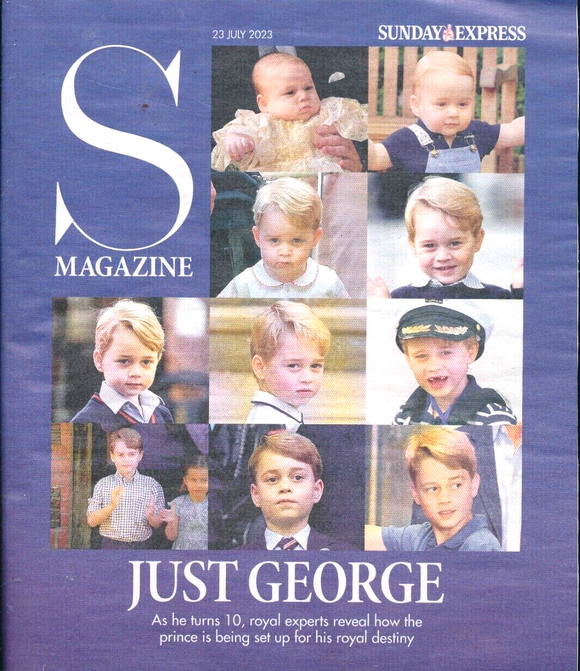 UK S EXPRESS Magazine July 2023: PRINCE GEORGE AT 10 Kate Middleton Royal Family