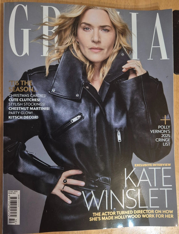 Grazia Magazine (UK) - 22nd December 2025 - Kate Winslet - Christmas Style