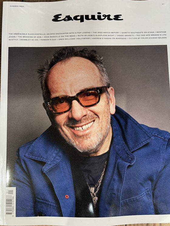 British Esquire magazine Summer 2023 Elvis Costello
