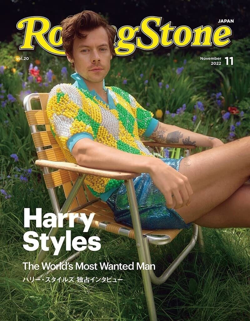 HARRY STYLES ROLLING STONE JAPAN/KOREA MAGAZINE SEPTEMBER 2022