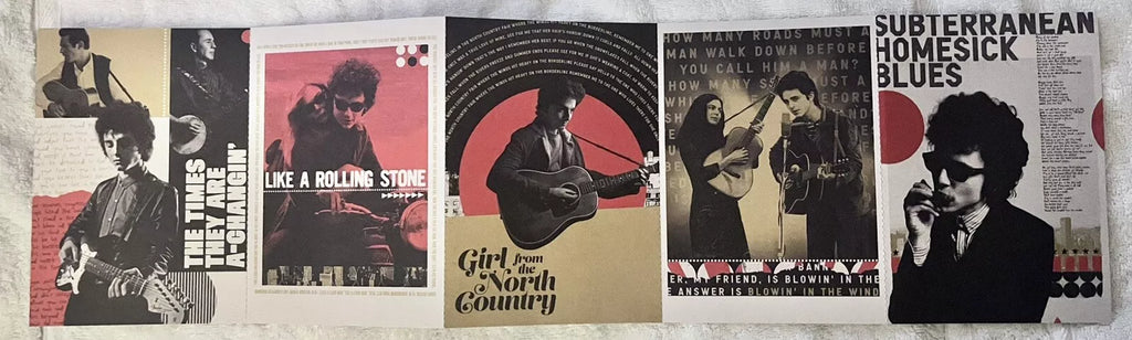 BOB DYLAN A Complete Unknown Promo 5 Postcard Set TIMOTHEE CHALAMET