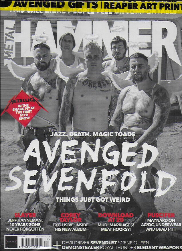 Metal Hammer magazine July 2023 Avenged Sevenfold & + 3 Avenged Gifts