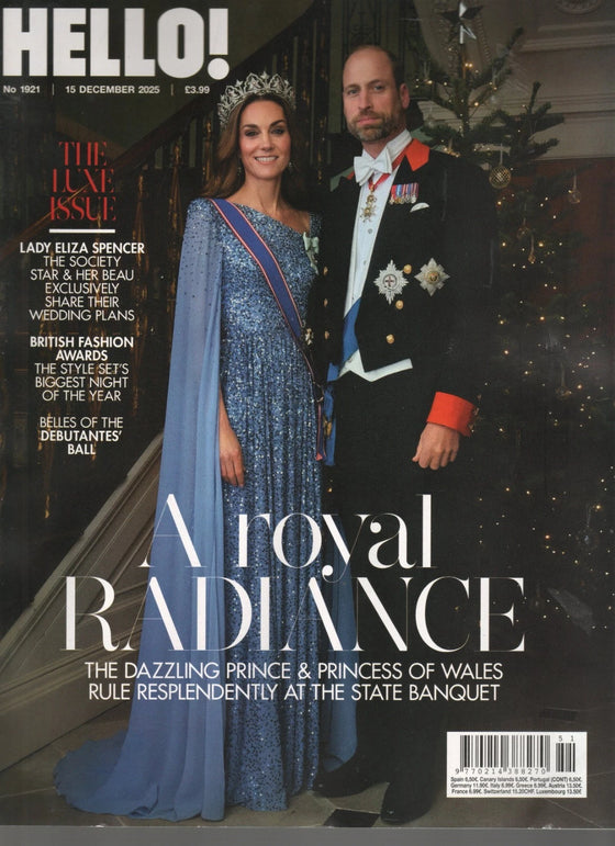 Hello! Magazine December 15 2025 - Prince & Princess Of Wales, Kate Middleton The Luxe Issue
