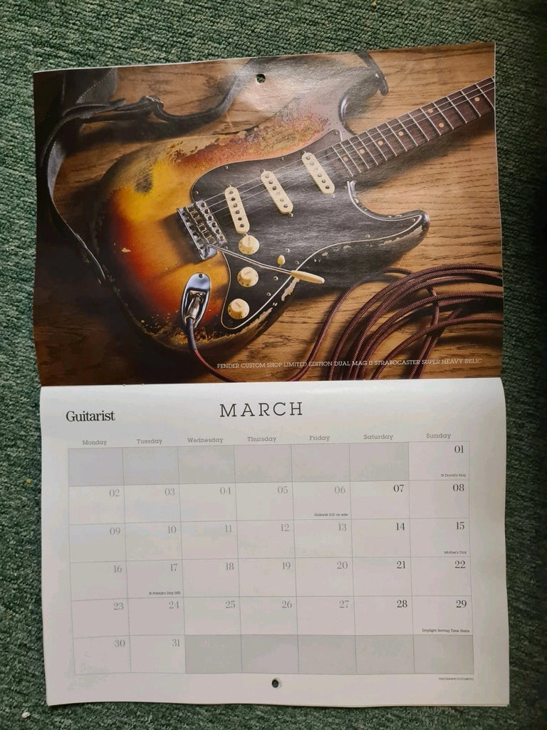 Guitarist magazine Jan 2026 Gear of the Year: Amps Guitars Pedals +2026 Calendar