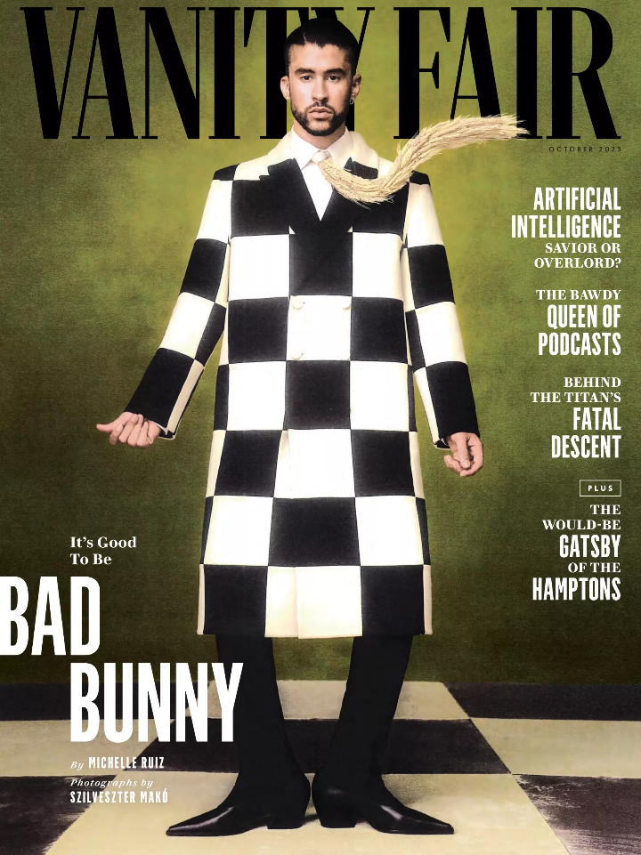 Vanity Fair Magazine - October 2023 - Bad Bunny