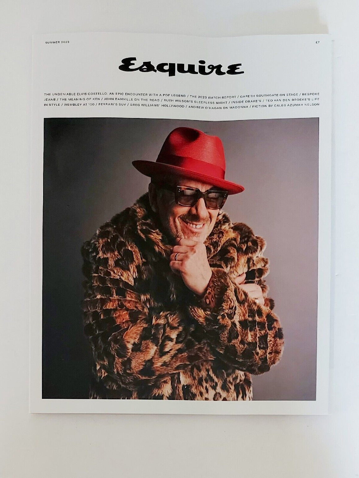 British Esquire magazine Summer 2023 Elvis Costello Subscribers Cover