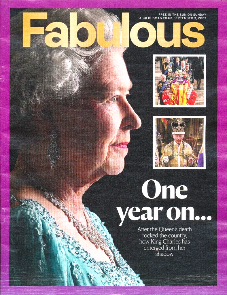 UK Fabulous Magazine September 2023: QUEEN ELIZABETH II - ONE YEAR ON