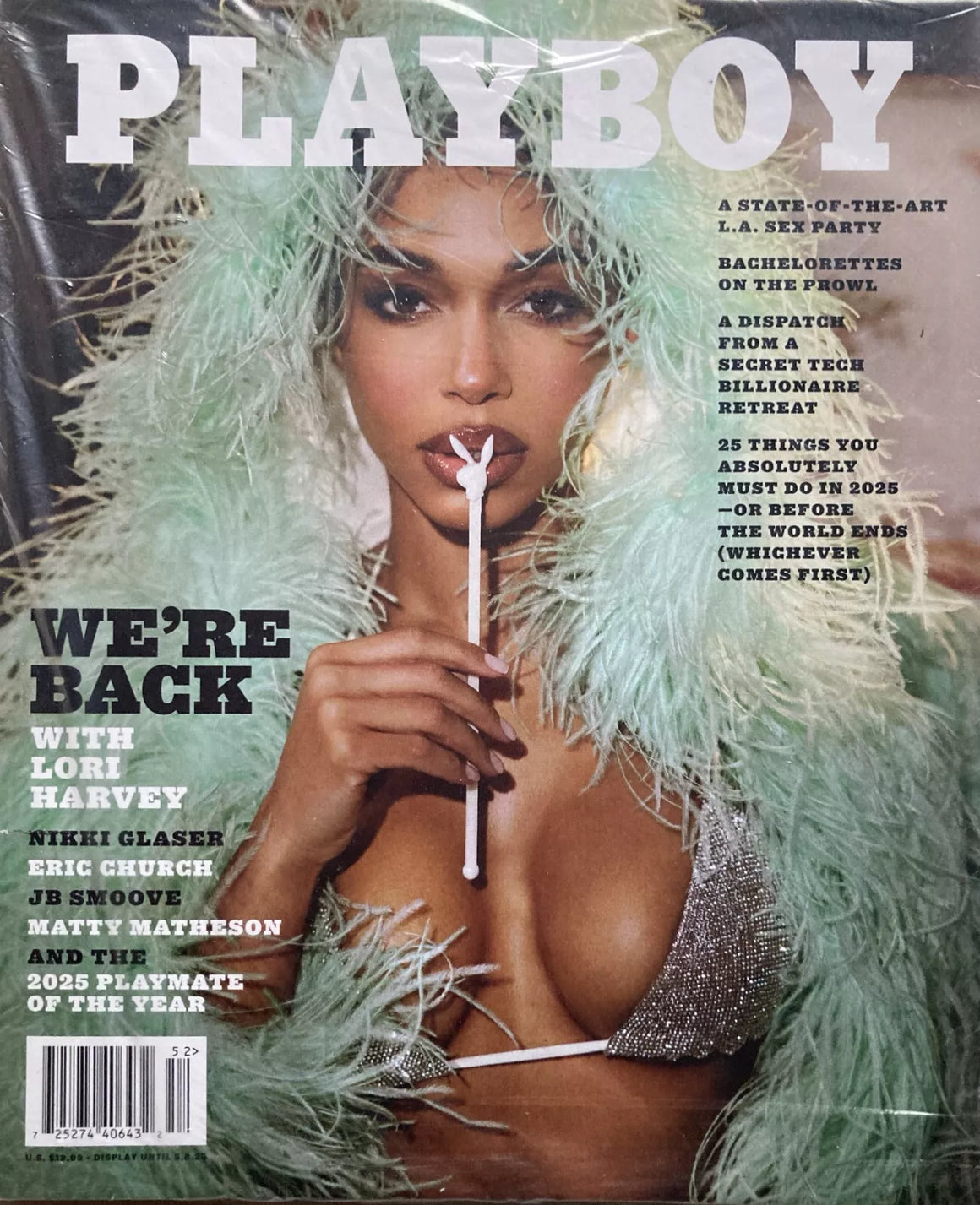LORI HARVEY - Playboy Magazine February 2025 BRAND NEW