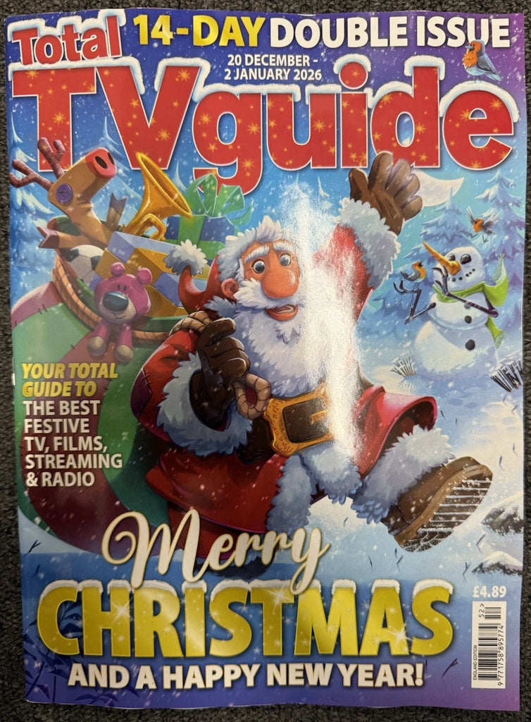 TOTAL TV Guide Magazine England Christmas 2025 Double Issue - Now In Stock!