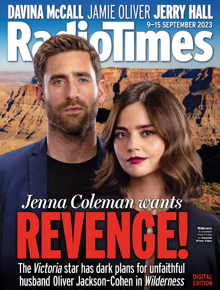 RADIO TIMES Mag 09/09/2023 Jenna Coleman Oliver Jackson-Cohen