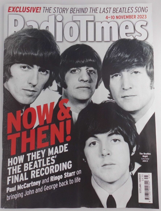 Radio Times Magazine - 4-10 November 2023 - The Beatles Last Song - Now & Then