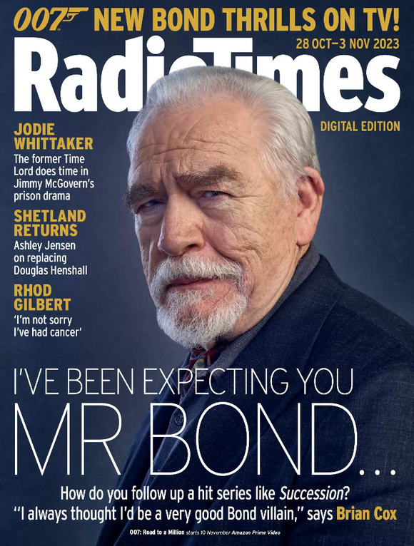 Radio Times Magazine - 28 October 2023 - Brian Cox - 007 James Bond Succession Bella Ramsey