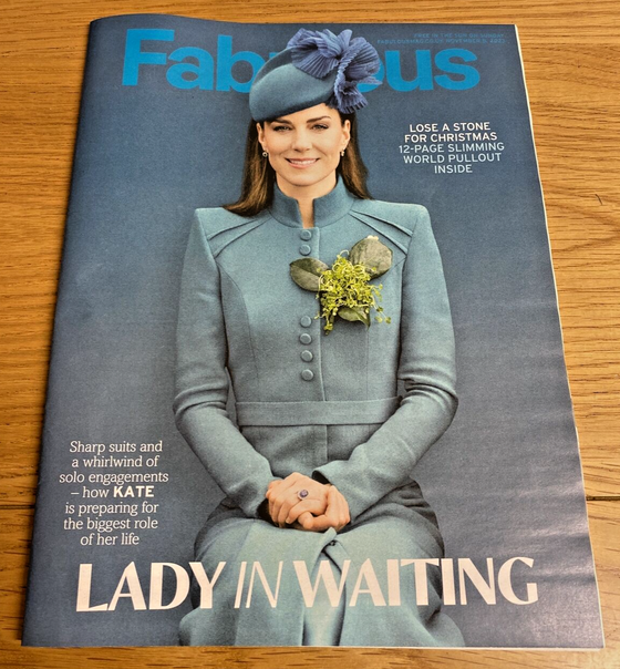 UK FABULOUS Magazine November 2023: KATE MIDDLETON COVER FEATURE James Blunt