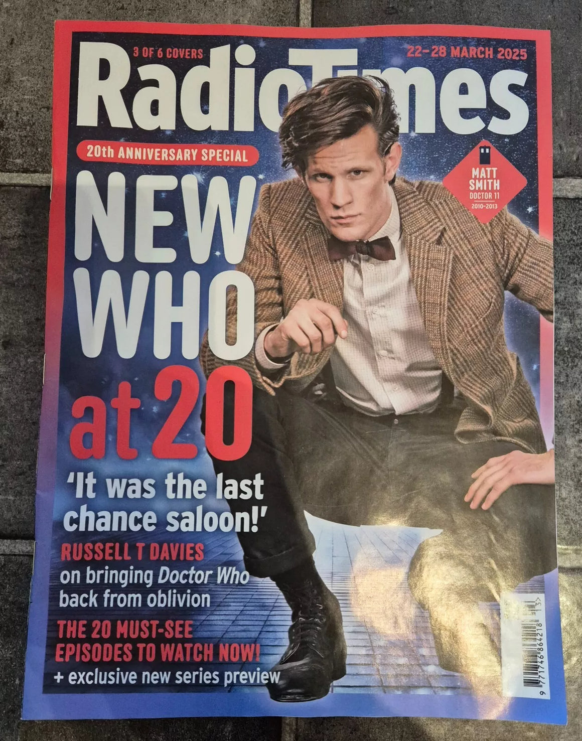 Radio Times March 15 - 21 2025 Jodie Whittaker Doctor Who 20th Anniver