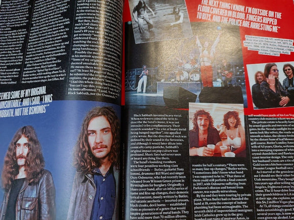 SUNDAY TIMES Magazine 04/06/2023 GEEZER BUTLER Black Sabbath Ozzy Osbourne