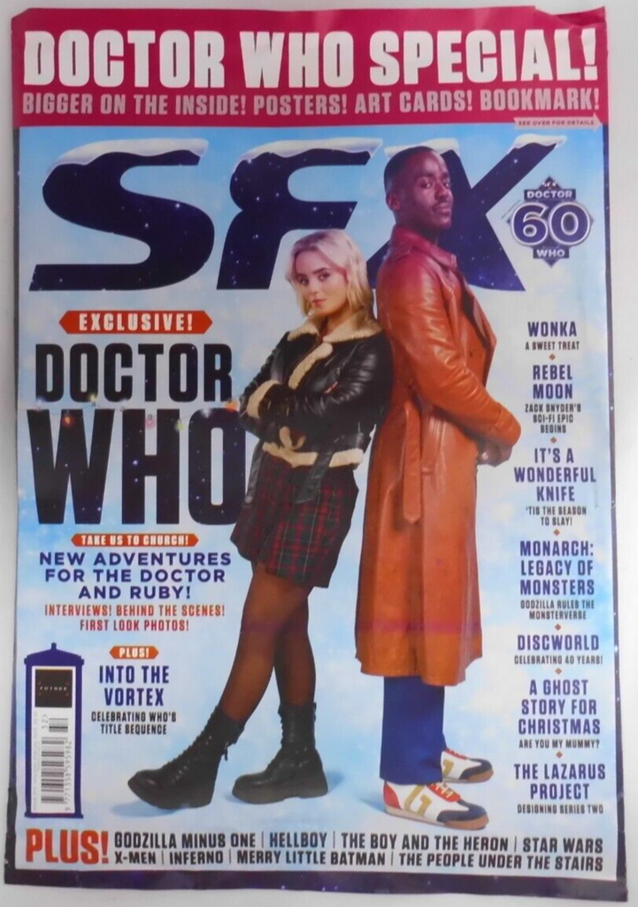 SFX magazine Holiday 2023 Doctor Who Special! + Posters, Art cards, Bookmark