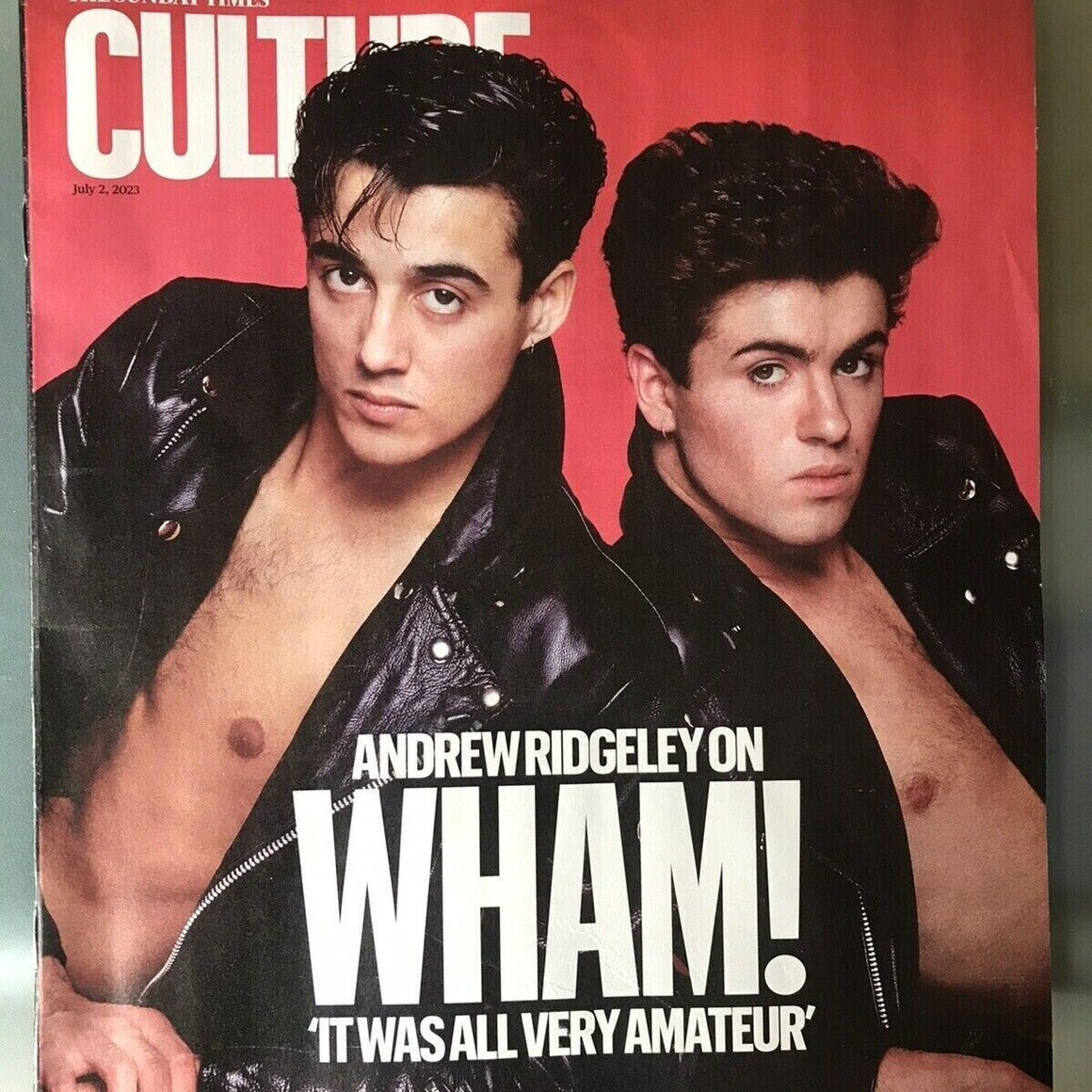 CULTURE magazine July 2023 WHAM! George Michael Andrew Ridgeley Paul McCartney