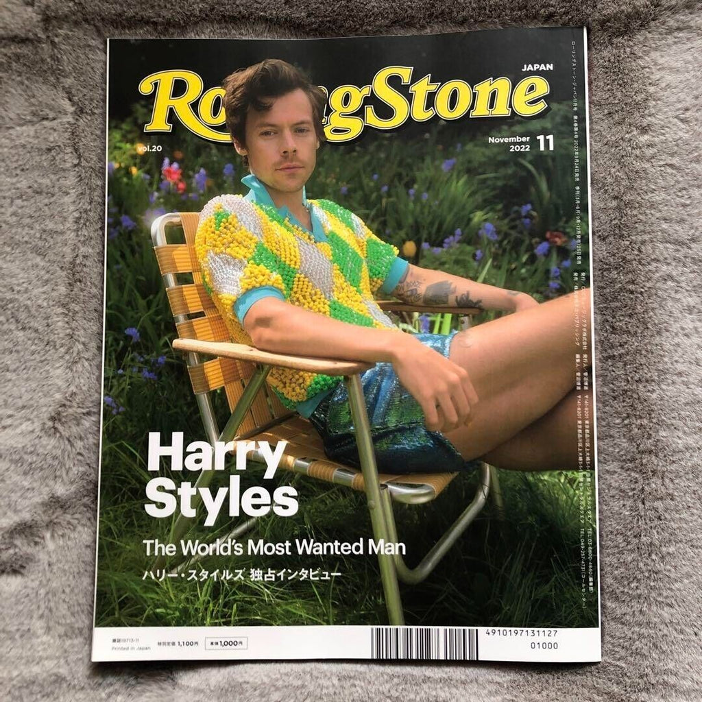 HARRY STYLES ROLLING STONE JAPAN/KOREA MAGAZINE SEPTEMBER 2022