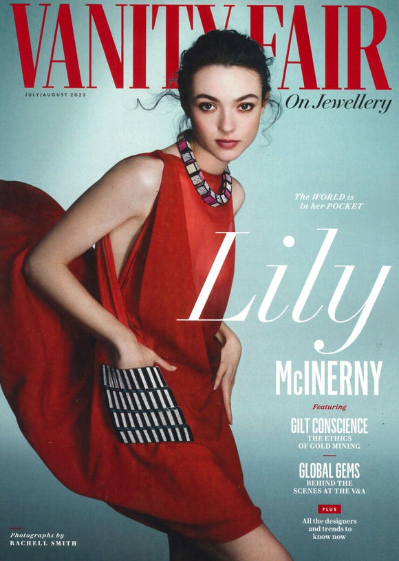 Vanity Fair on Jewellery July/August 2023 Lily McInerny Shalom Brune-Franklin