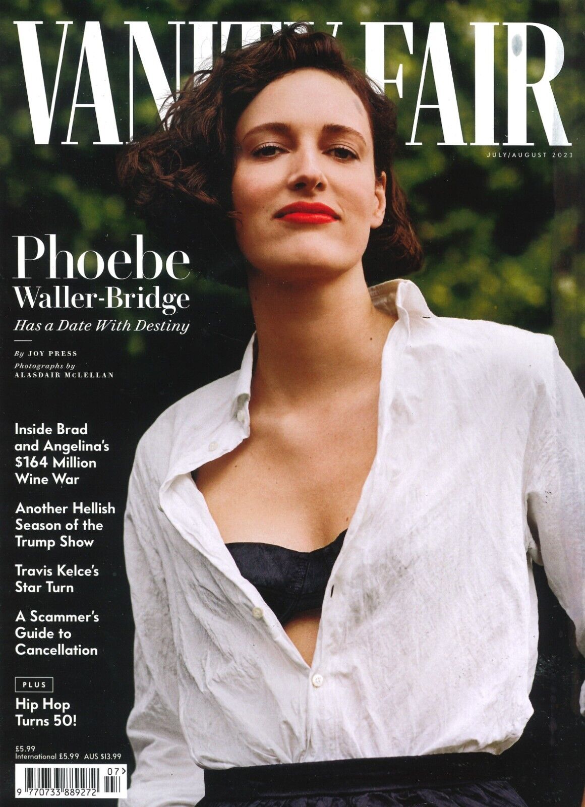 Vanity Fair Magazine, July/Aug 2023 Phoebe Waller-Bridge Gracie Abrams -  YourCelebrityMagazines