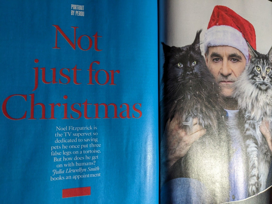 Sunday Times magazine 24 December 2023 Noel Fitzpatrick The Supervet