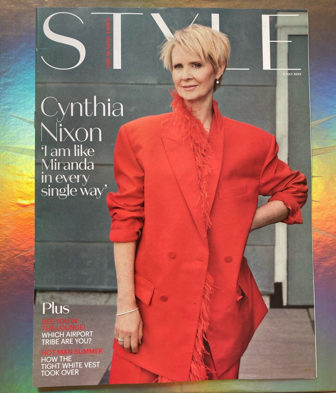 Sunday Times Style Magazine 2/7/23 Cynthia Nixon Cover Feature