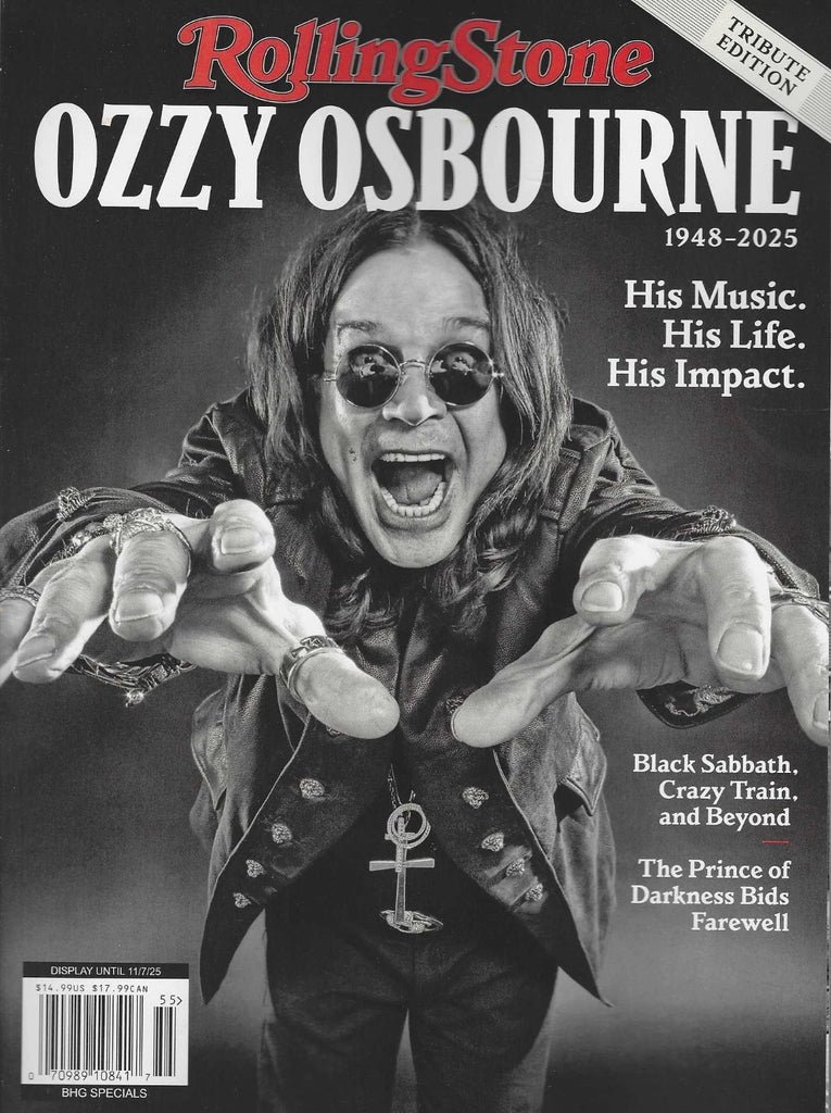 Rolling Stone Special Edition Magazine Ozzy Osbourne 1948-2025 Black Sabbath