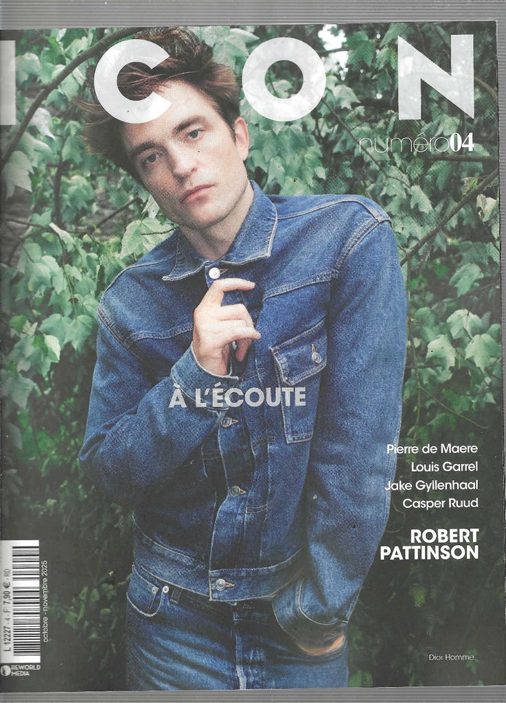 ICON MAGAZINE - ITALIA EDITION ROBERT PATTINSON - BRAND NEW Charles LeClerc