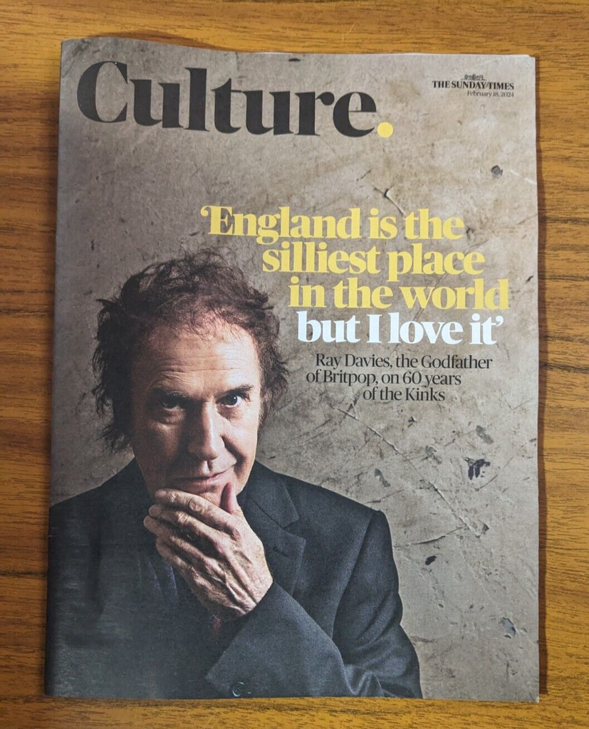 Culture Magazine February 18 2024 Ray Davies The Kinks Yoko Ono Beatles