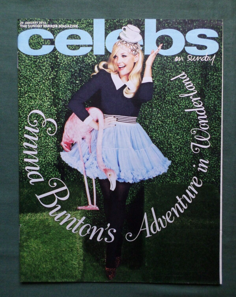 Sunday Mirror - Celebs on Sunday Magazine (29/1/12) - Emma Bunton Spice Girls cover