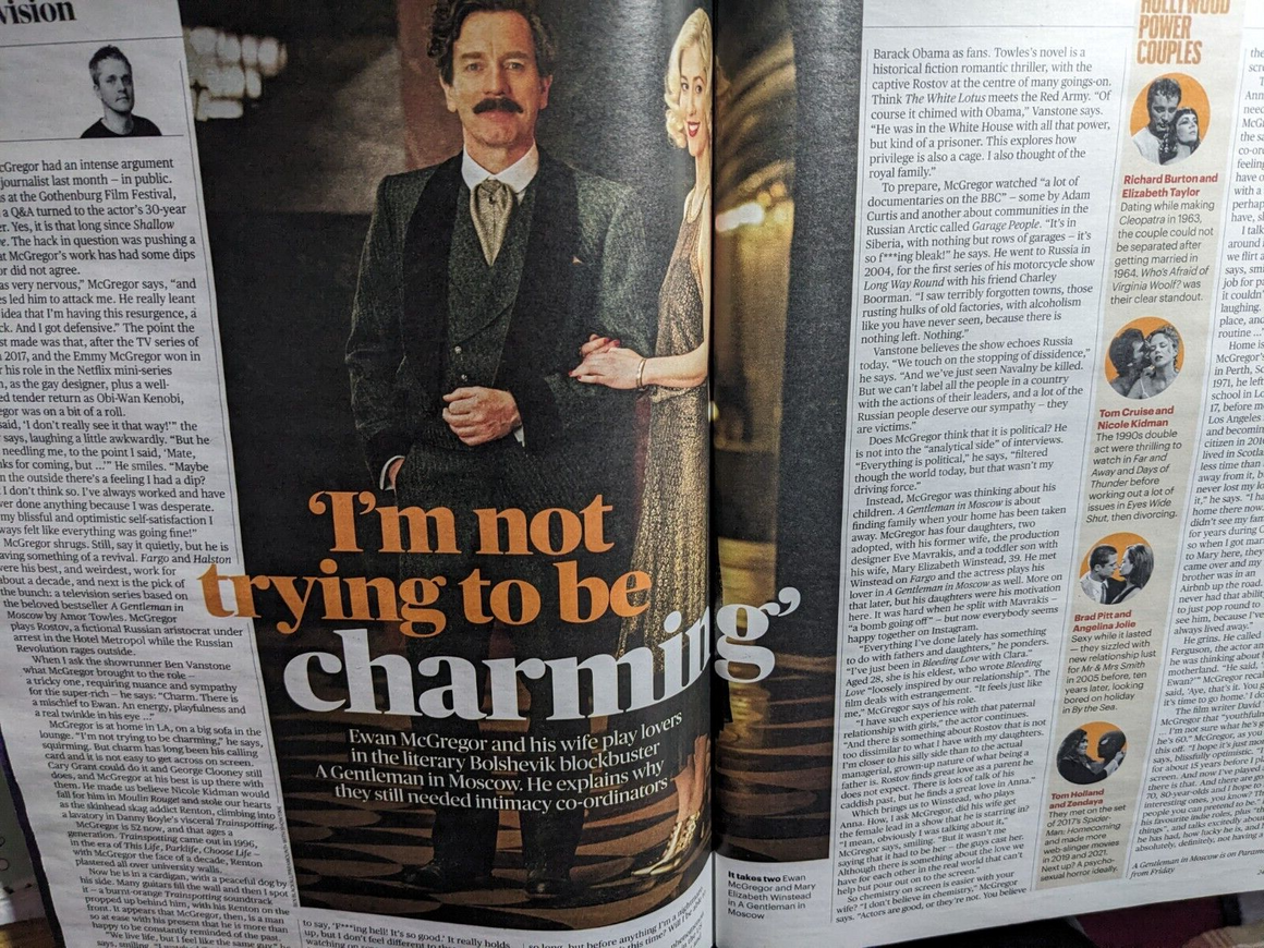 CULTURE Mag 24/03/2024 EWAN McGREGOR interview