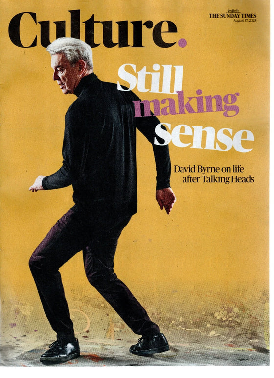 Culture Magazine August 17 2025 David Byrne Talking Heads Pet Shop Boys