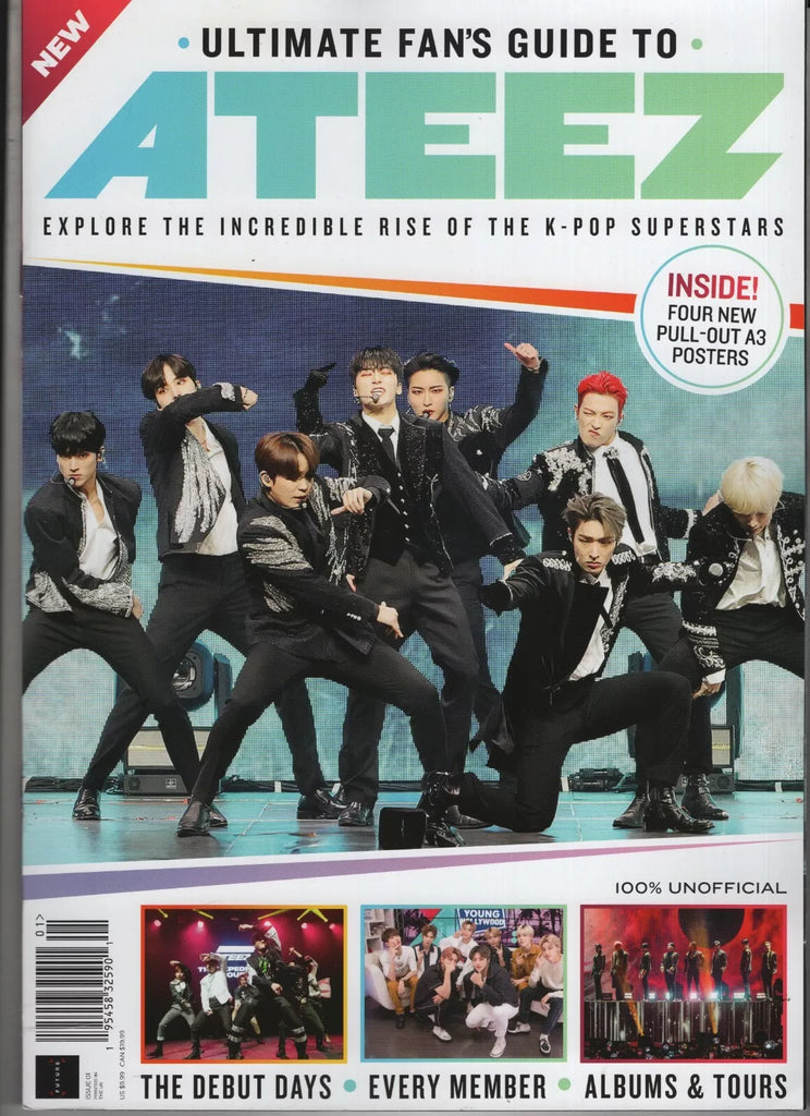 ULTIMATE FAN'S GUIDE TO ATEEZ MAGAZINE +POSTERS 2025