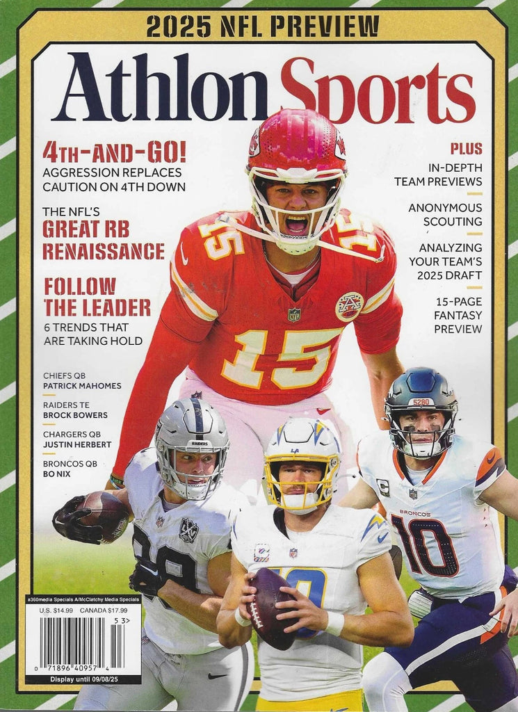 Athlon Sports 2025 NFL Preview 2025 Kansas City Chiefs Cover