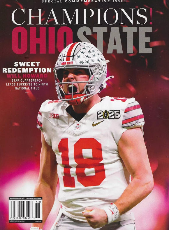 Champions OHIO STATE 2025 Commemorative Issue - Will Howard cover