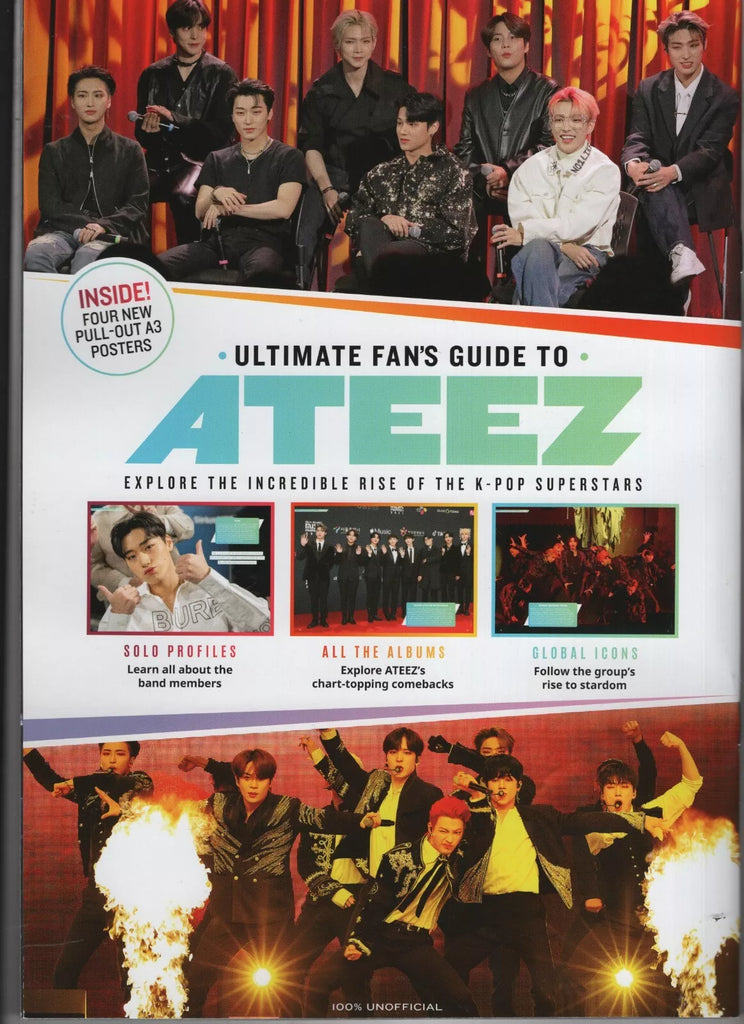 ULTIMATE FAN'S GUIDE TO ATEEZ MAGAZINE +POSTERS 2025