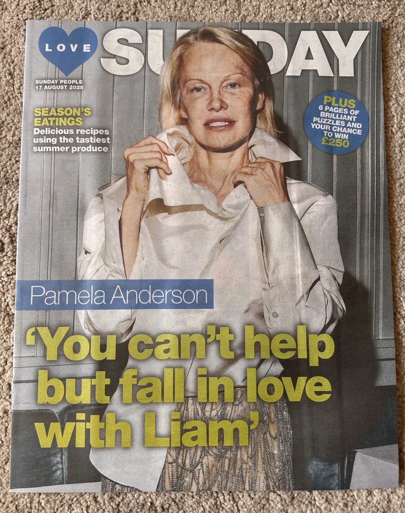 Love Sunday Magazine August 17 2025 Pamela Anderson