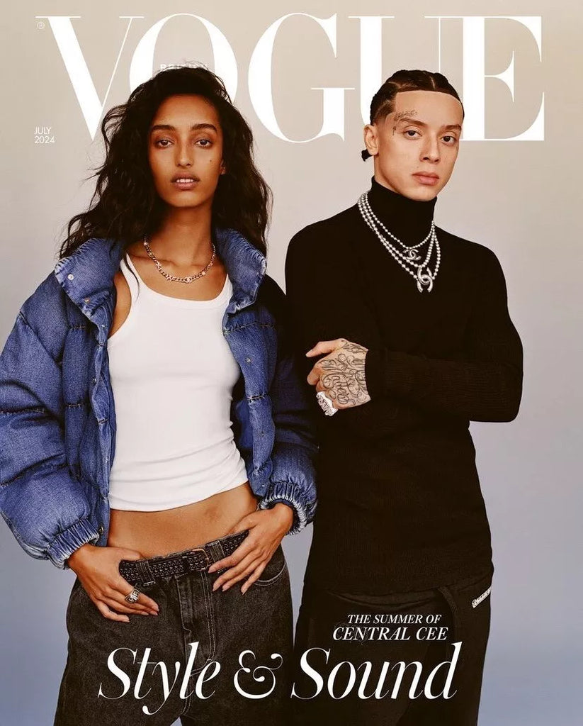 BRITISH Vogue Magazine July 2024 - The Summer of Central Cee & Mona Tougaard