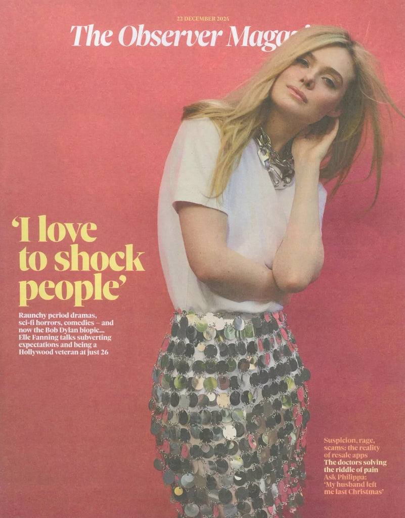 Observer Magazine 22-December 2024 Elle Fanning Bob Dylan biopic ...